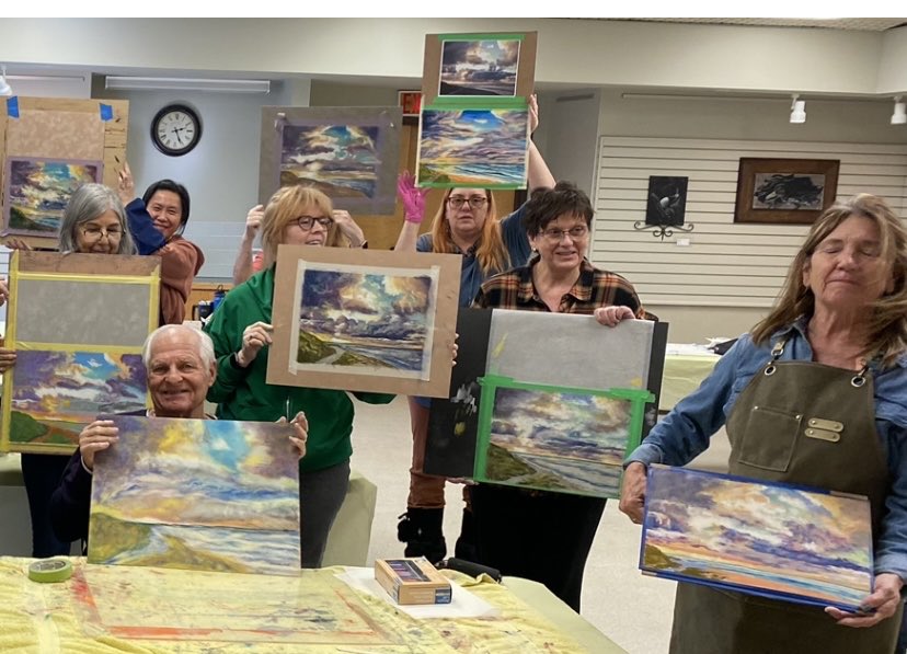 Seascape in Pastels - Group photo 2