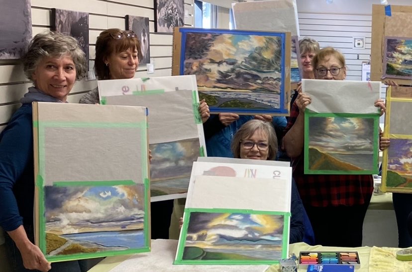 Seascape in Pastels - Group Photo 1